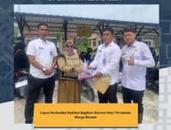 Lapas Narkotika Rumbai Bagikan Bansos Hasil Pertanian Warga Binaan