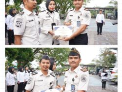 Pemberian Penghargaan Pegawai Bertuah Warnai Pelaksanaan Apel Pagi Di Rutan Kelas I Pekanbaru