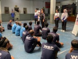 Tingkatkan Kesadaran, Penyuluhan Kesehatan TB–HIV Digelar di Blok Hunian Rutan Kelas I Pekanbaru