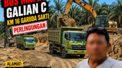 Diduga Informasi Razia Bocor, Aktivitas Galian C di Garuda Sakti KM 16 Mendadak Sepi